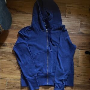 Champion Navy Blue Full-Zip Hoodie